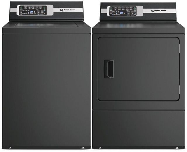 Speed Queen® Matte Black Laundry Pair