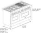 ZLINE Autograph Edition 60" Stainless Steel Pro Style Dual Fuel Range with White Matte Door and Polished Gold Accents-2