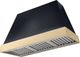 AGA Euclid 48" Gloss Black Wall Mounted Range Hood  with Polished Brass Trim-0