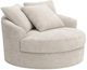 Signature Design by Ashley® Cuddle Plush Arctic Swivel Accent Chair-0