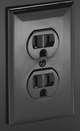 Chief® Black Manufacturing Fusion™ Power Outlet Accessory-1