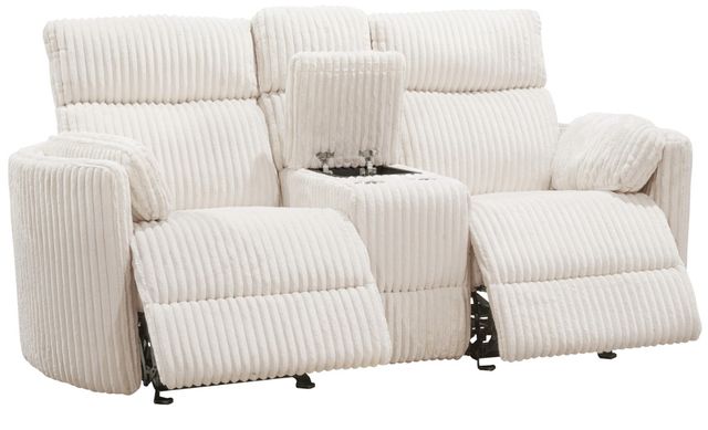 Parker House® Radius Mega Ivory Power Reclining Console Loveseat-1