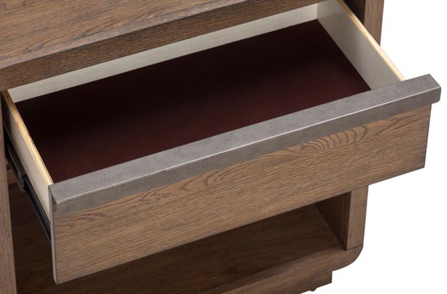 aspenhome® Liam Hearthstone 1-Drawer Nightstand-2