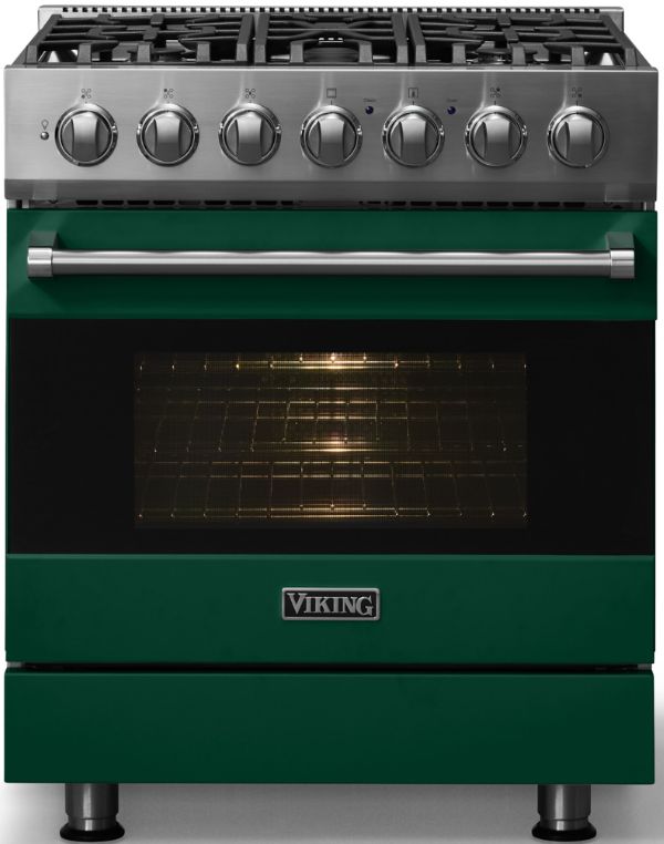 Viking® 3 Series 30" Ivy Pro Style Dual Fuel Range-2