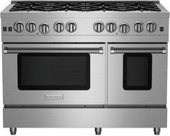 BlueStar® Culinary RCS Series 48" Stainless Steel Pro Style Slide In Natural Gas Range