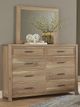 LM Co Home By Vaughan-Bassett Crafted Oak by Ben & Erin Napier Bleached White 8-Drawer Dresser-4