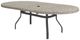 Homecrest™ Outdoor Living Customizable Shadow Rock Aluminum/Stone Oval Outdoor Dining Table with Hole-0