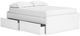 Signature Design by Ashley® Onita White Queen Panel 4-Drawer Storage Bed-2