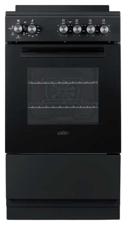 Summit® 20" Black Slide-In Electric Range-2