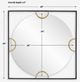 Uttermost® Hinson Black/Gold Square Mirror-3