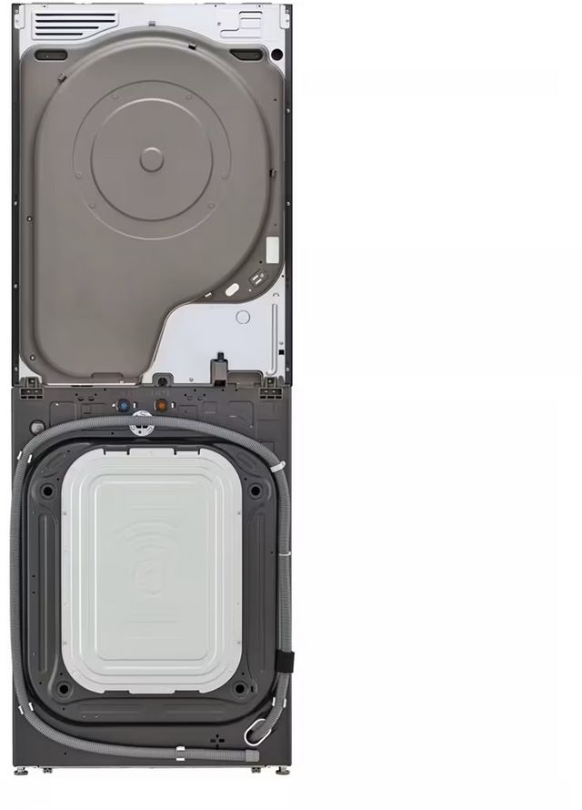 Laveuse de 5,0 pi³ et sécheuse électrique de 7,8 pi³ superposées LG® - Acier noir-13