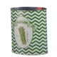 A & B Home Abington 3-Piece Green/White Tins-4