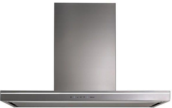 Falmec Silence-NRS Collection 36" Scotch Brite Stainless Steel Island Range Hood-0
