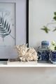 A & B Home White Expansive Faux Coral Accent-2