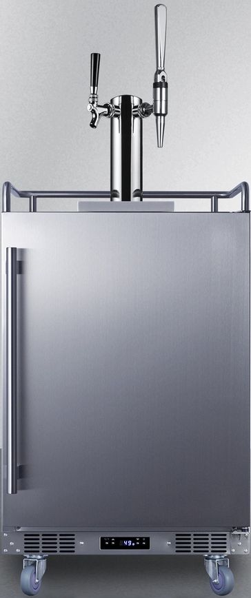 Summit® 24" Stainless Steel Built-In Cold Brew/Nitro-Infused Coffee Kegerator-0