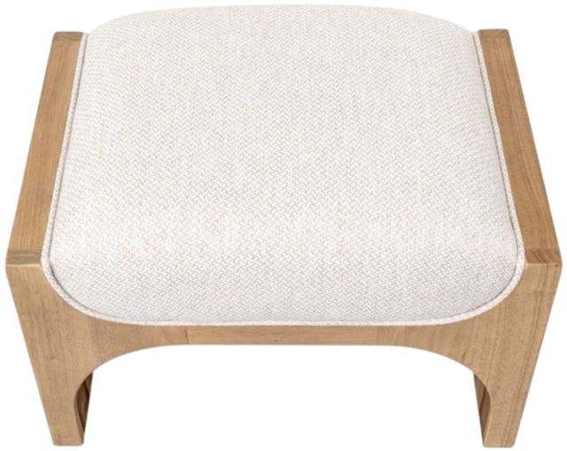 Modus Furniture Brentwood Brioche Upholstered Ottoman-3