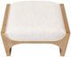 Modus Furniture Brentwood Brioche Upholstered Ottoman-3