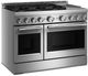 KitchenAid® 48" Stainless Steel 6 Burner Freestanding Pro Style Gas Range with Griddle-2