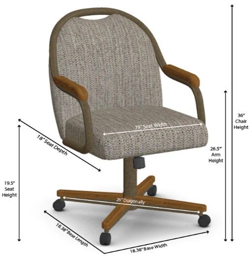Chromcraft Customizable Medina Dining Chair-2
