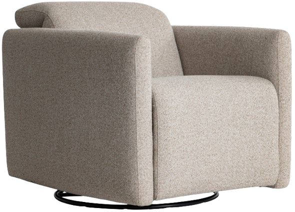 Bernhardt Livvy Bernhardt Living Beige Power Reclining Swivel Chair-0