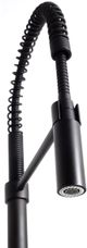 ZLINE Autograph Edition Matte Black Sierra Pull Down Spring Single Handle Kitchen Faucet-1