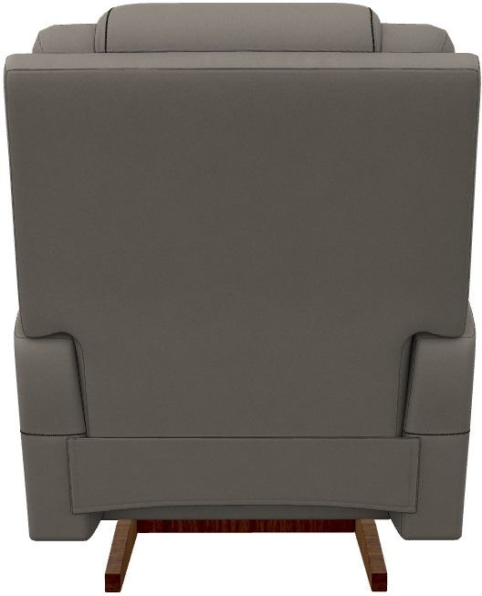 La-Z-Boy® Sparrow Dove Gray Leather Manual Rocking Recliner-3