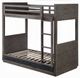 ACME Furniture Estevon Gray Oak Twin Over Twin Bunk Bed-0