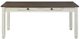 Homelegance® Granby Antique White Dining Table with Rosy Brown Top -2