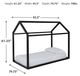 Signature Design by Ashley® Flannibrook Black Twin House Bed Frame-2
