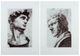 A & B Home 2-Piece Black/White Classic Figure Printed Wall Art Set-0