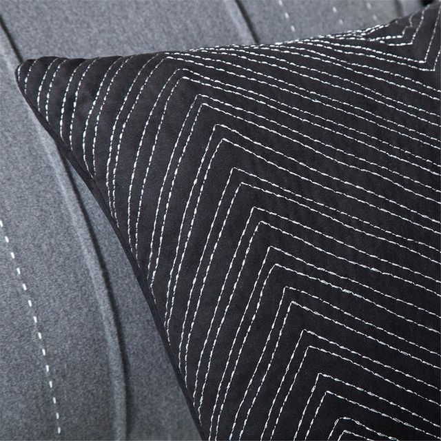 Olliix by Madison Park Bridgeport 7 Piece Grey King Comforter Set-3