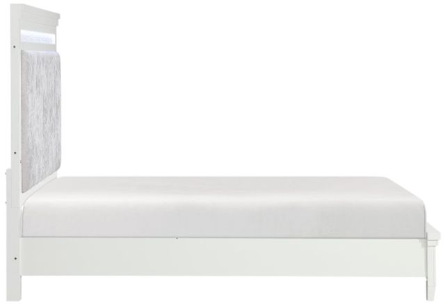 Homelegance® Kidman Gray/White Queen Panel Bed-3