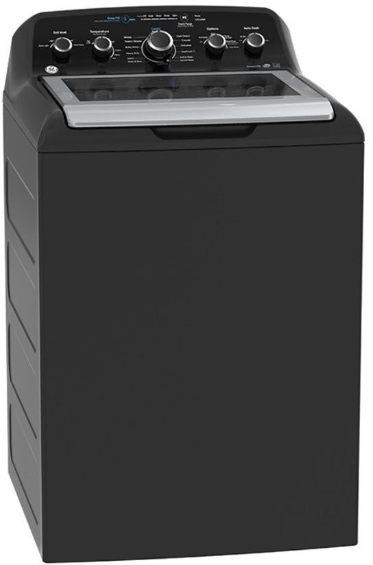 GE® 4.9 Cu. Ft Diamond Gray Agitator Top Load Washer -2