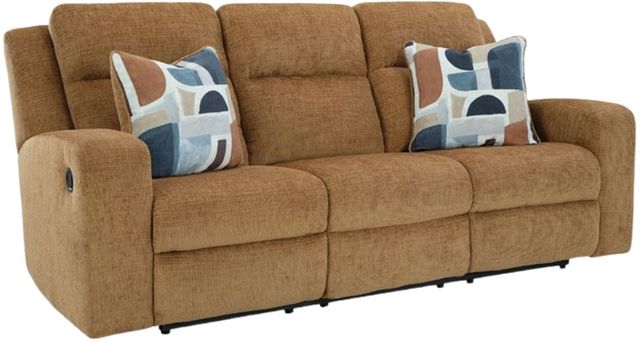 Signature Design by Ashley® Kanlow Honey Manual Reclining Sofa-0