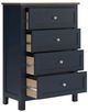 Signature Design by Ashley® Landocken Blue/Brown Chest of Drawers-4