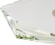 A & B Home Clear Glass Table with Gold and White Frame -2