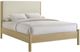 Elements International Jonas 4-Piece Natural/White Full Upholstered Panel Bedroom Set-2