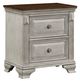 Homelegance® Marquette Brown/Gray Nightstand-0