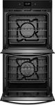 Whirlpool® 30" FingerPrint Resistant Black Stainless Steel Double Electric Wall Oven-1