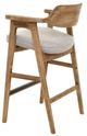 Nest Home Collections Wagner Anew Gray/Natural Bar Chair-4