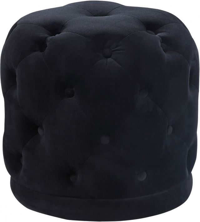 Meridian Furniture Harper Black Velvet Stool-0
