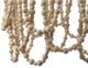 A & B Home Distressed White Beaded Chandelier-4