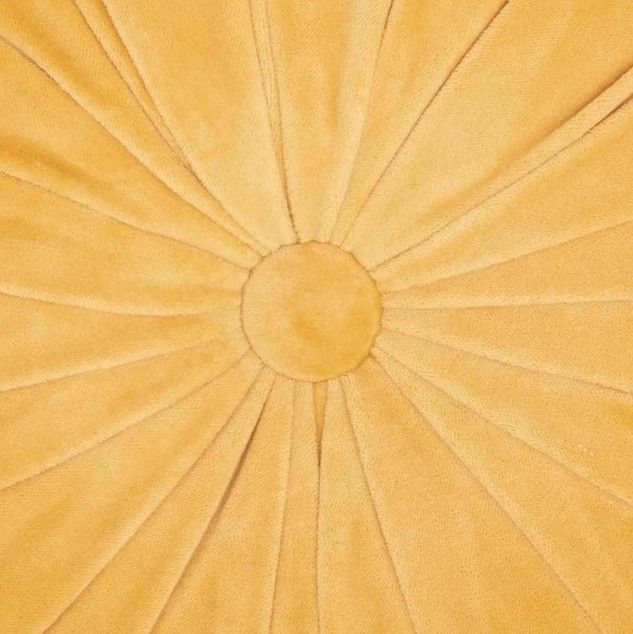 Nourison Home™ Lifestyles Yellow Round Throw Pillow-2