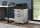 Monarch Specialties Inc. Grey Reclaimed Wood Filing Cabinet-0