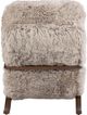 Four Hands Tobin Taupe Mongolian Fur Accent Chair-4