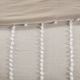 Olliix by Harbor House Taupe King Anslee 3 Piece Cotton Yarn Dyed Comforter Set-4