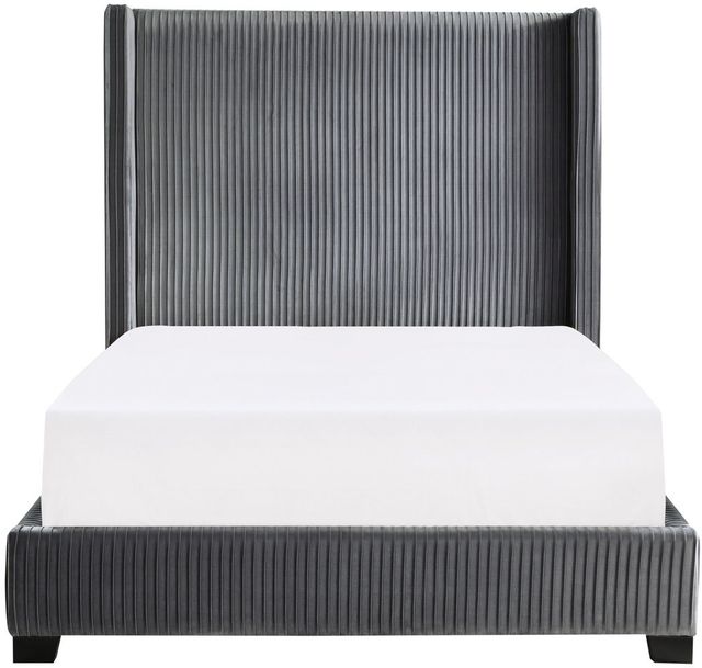 Mazin Furniture Glenbury Dark Gray Queen Bed in a Box-1