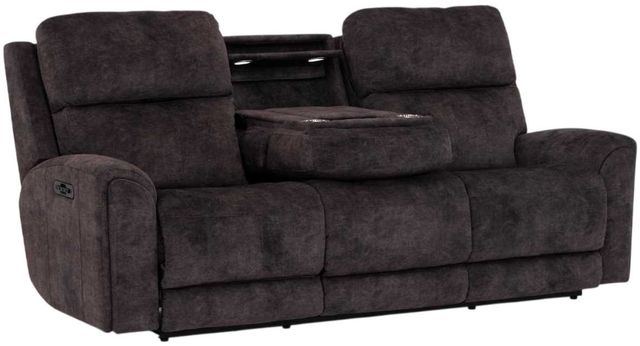 Stanton™ Customizable 894 Power Headrest/Lumbar Reclining Sofa with Drop Down Table and Sound-0