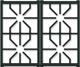 Wolf® Cooktop Grate Set-0