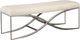 Riverside Furniture Sophie Natural/White Upholstered Bed Bench-0